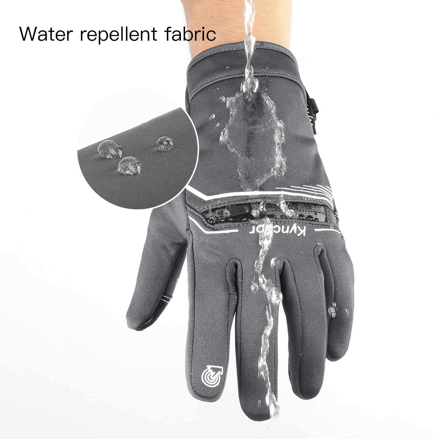 Ski Glove Waterproof - 冬サイクリング手袋男性女性防水防風タッチスクリーンバイク暖かい手袋防寒ランニングスポーツハイキングスキーミトン