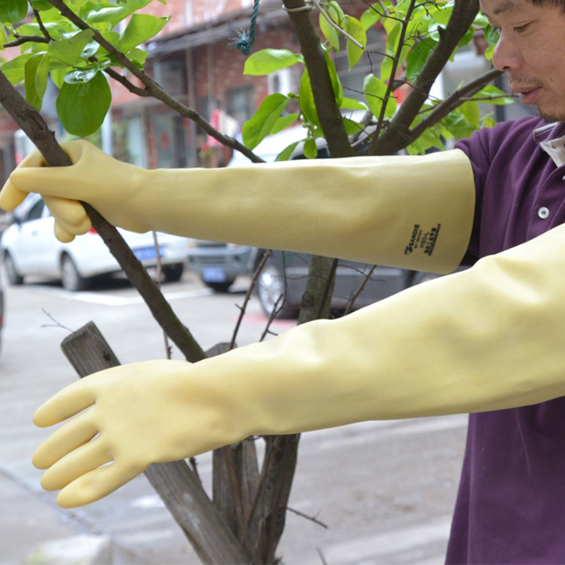 Dish Glove Rubber - 厚いラテックス洗浄手袋,家庭用食器洗い機,防水手袋