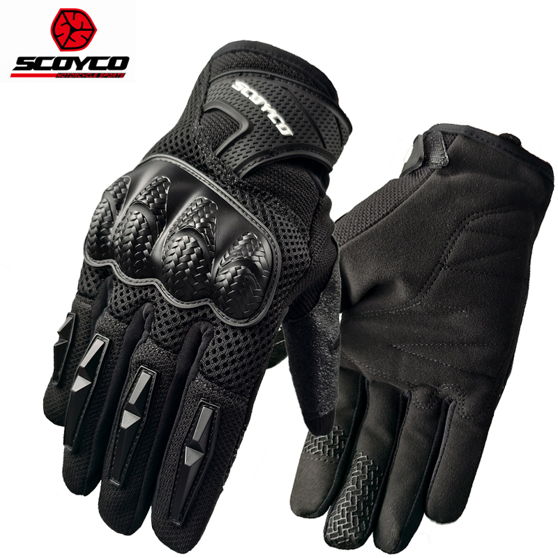 Motorcycle Glove Knuckle - 通気性のある滑り止めのオートバイ用手袋,タッチスクリーン,マウンテンバイク,サイクリング,ナックル保護
