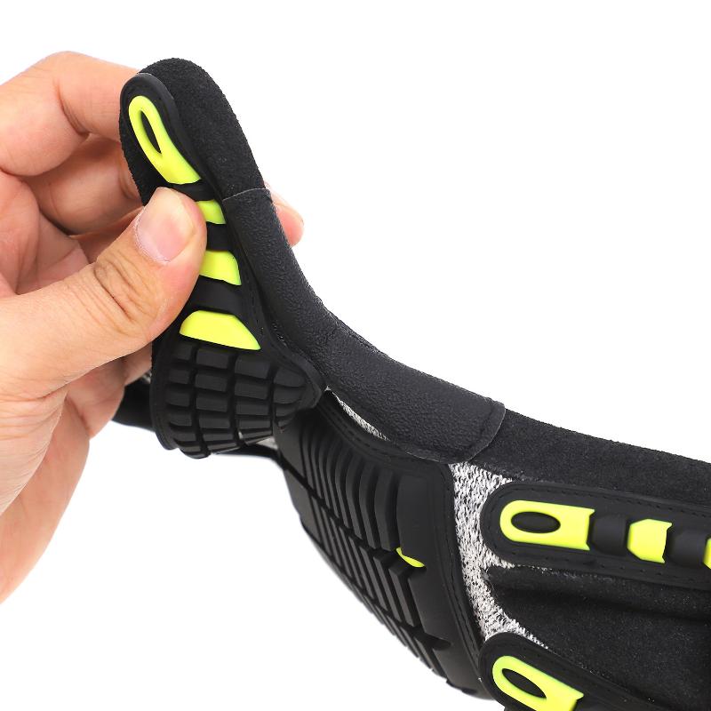 1 ペアの耐切創・耐衝撃性ヘビーデューティ作業用手袋、耐油性 - Work Glove Impact のレビューと価格