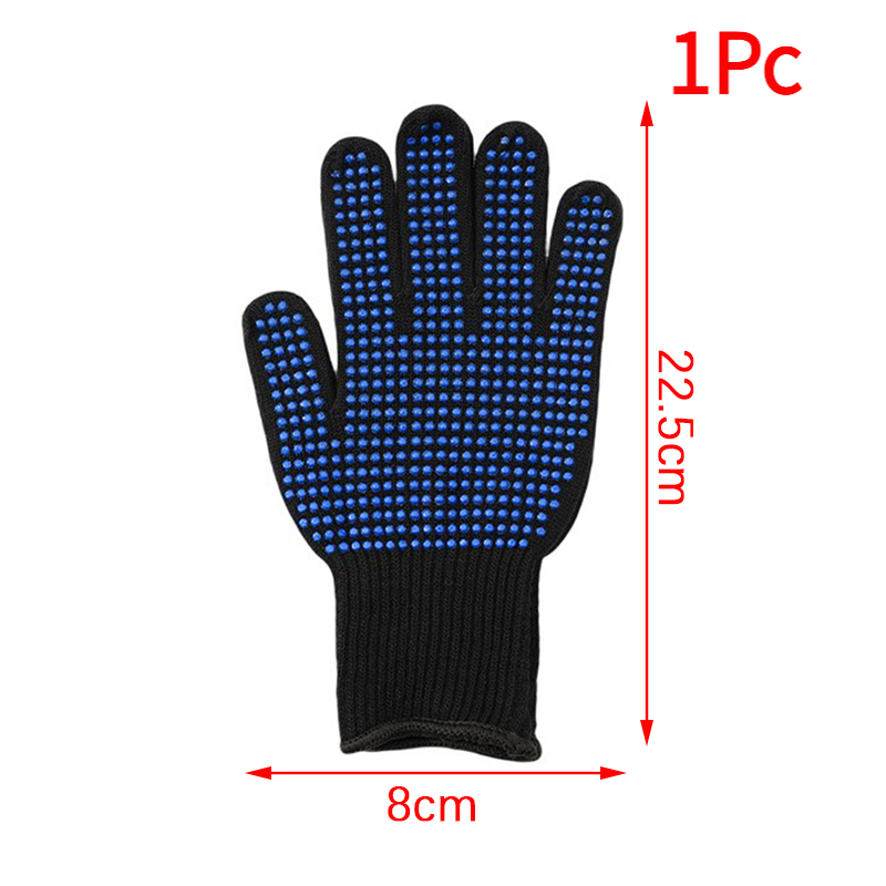 1Pc 新しい両面ヘアストレートナーパーマカーリング理髪耐熱 - Heat Resistant Glove のレビューと価格