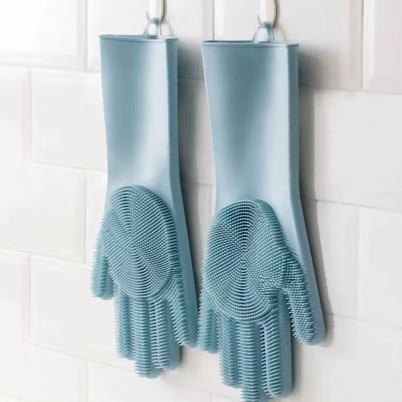 シリコン製食器洗い用手袋、マジックグローブ、耐久性、耐摩耗性 - Dish Glove Rubber のレビューと価格