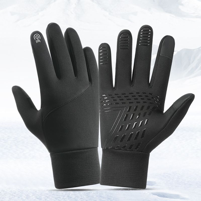 サイクリンググローブ メンズ レディース バイク用 秋冬 暖 - Ski Glove Waterproof のレビューと価格