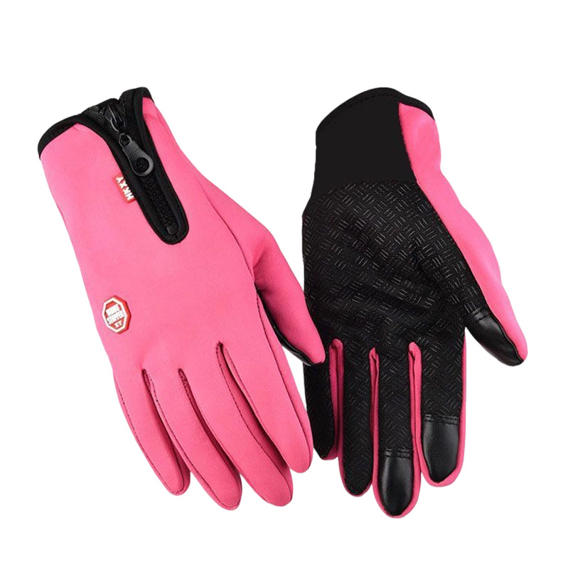 冬用タッチスクリーン対応サイクリンググローブ、防水・滑り止め - Wool Glove Lined のレビューと価格