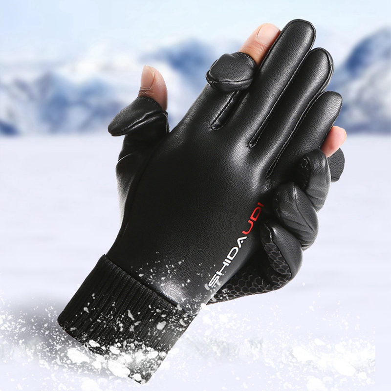 オートバイフリース裏地サーマルグローブタッチスクリーン防水フ - Ski Glove Waterproof のレビューと価格