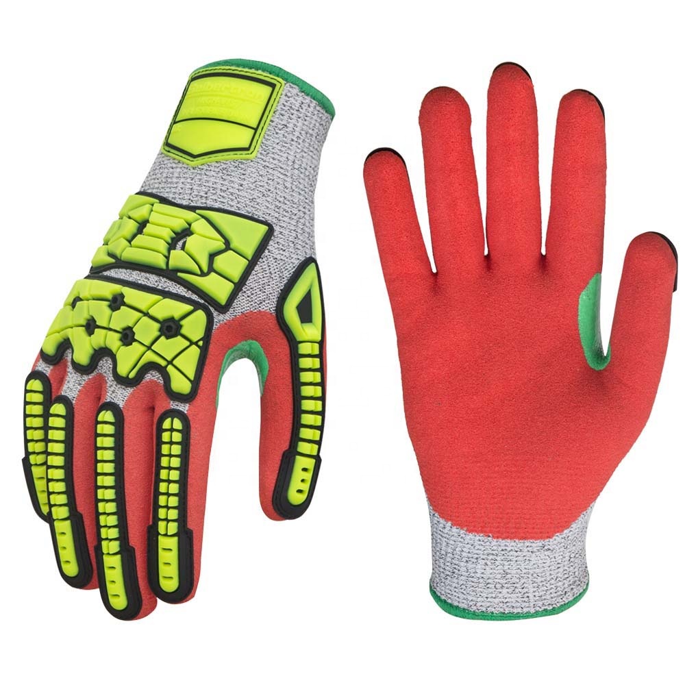 耐衝撃性・耐切創性・指関節保護機能付きニトリルサンディコーテ - Work Glove Impact のレビューと価格