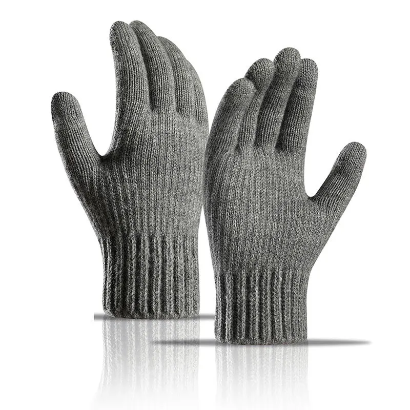 メンズ アルパカウール タッチスクリーン手袋 フリース裏地  - Wool Glove Lined のレビューと価格