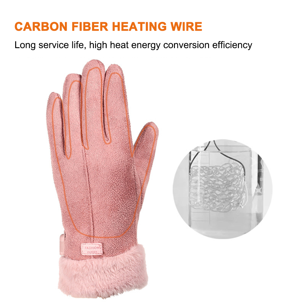USB 電熱手袋屋外サーマルグローブハンドウォーマー冬スキー - Ski Glove Waterproof のレビューと価格