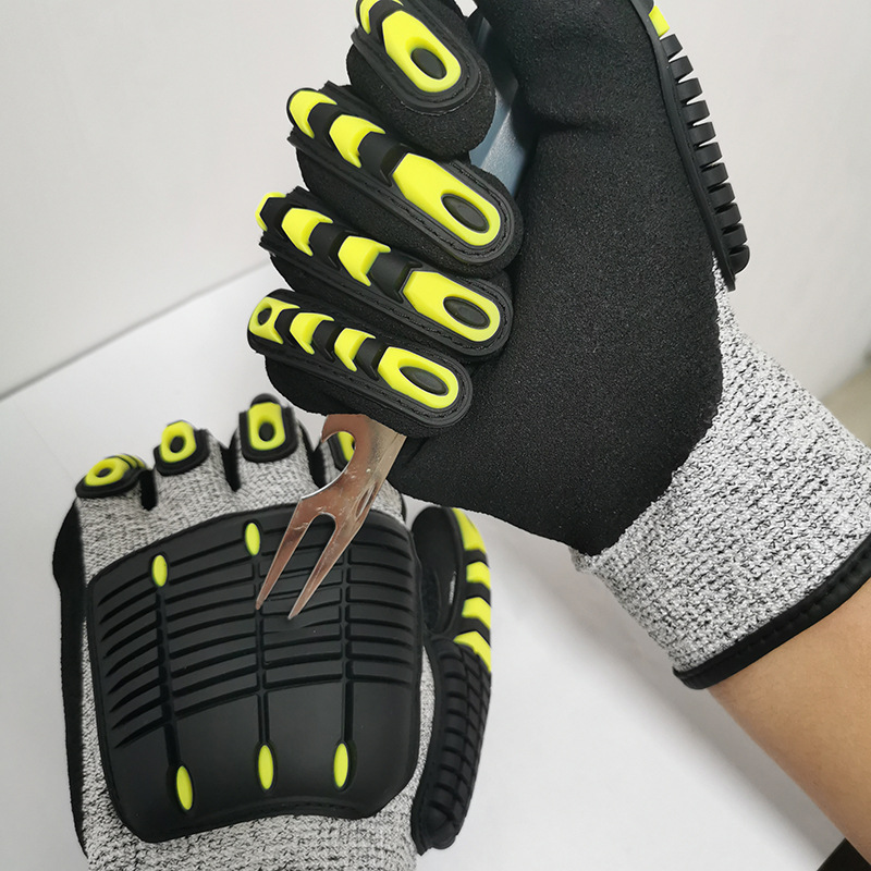 耐振動グローブ SBRパッド TPRプロテクター 衝撃吸収  - Work Glove Impact のレビューと価格