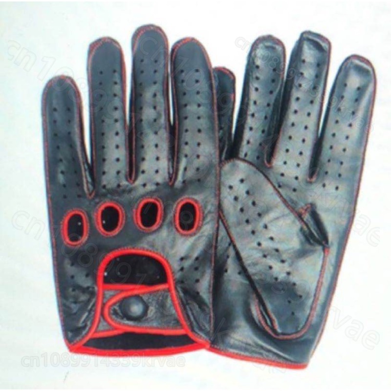 通気性ドライビンググローブメンズグローブ本革オートバイグロー - Leather Driving Glove のレビューと価格