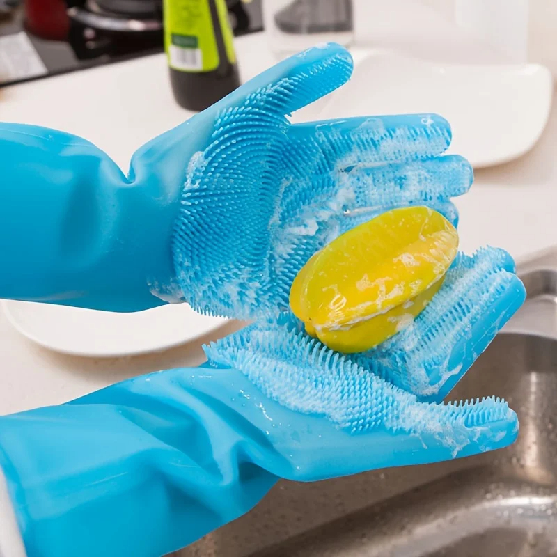 多機能シリコンペットグルーミンググローブ　抜け毛除去ブラシ　 - Rubber Glove Cleaning のレビューと価格
