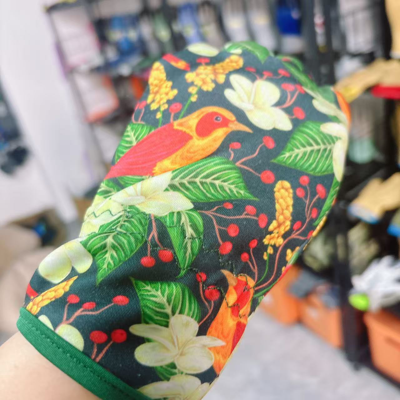 短い園芸用耐パンク手袋 ストレートカフ オックスフォード布  - Work Glove Impact のレビューと価格