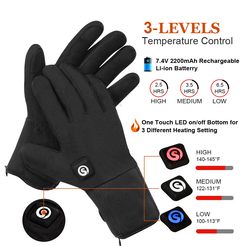 バッテリー,防水,ウォーマー,サーマルタッチディスプレイ,冬 - Heat Resistant Glove のレビューと価格