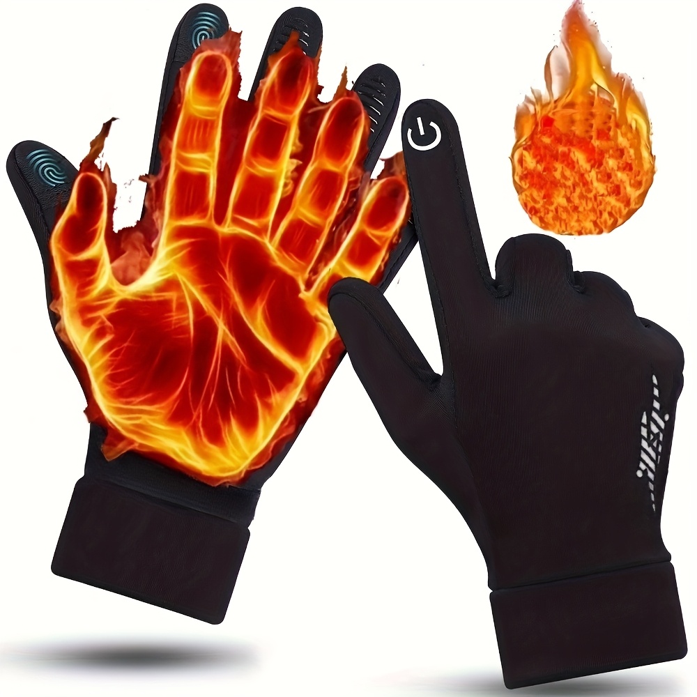男女兼用 保温防風 タッチスクリーン対応 冬用グローブ ラン - Winter Glove Insulated のレビューと価格