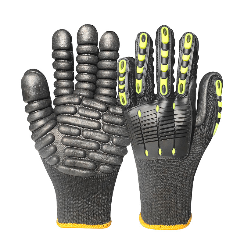 プロフェッショナル防振安全手袋 鉱山掘削用 5段階耐衝撃性  - Work Glove Impact のレビューと価格