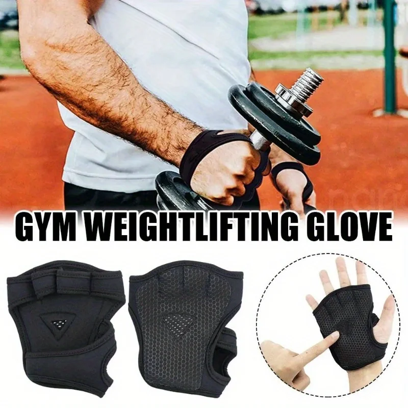 男性と女性のためのフィットネスグローブ,滑り止め,ハーフフィ - Workout Glove Gym のレビューと価格